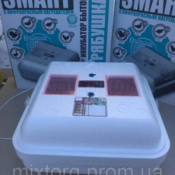 Автоматический инкубатор для яиц Рябушка Smart Plus - 70 цифровой , инфракрасный нагревательный элемент